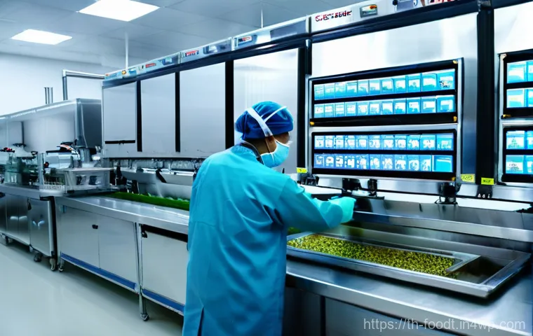 푸드테크의 표준화 및 인증 이슈 - **Future Food Innovation in a Modern Thai Kitchen**
    A brightly lit, modern, and impeccably clean...